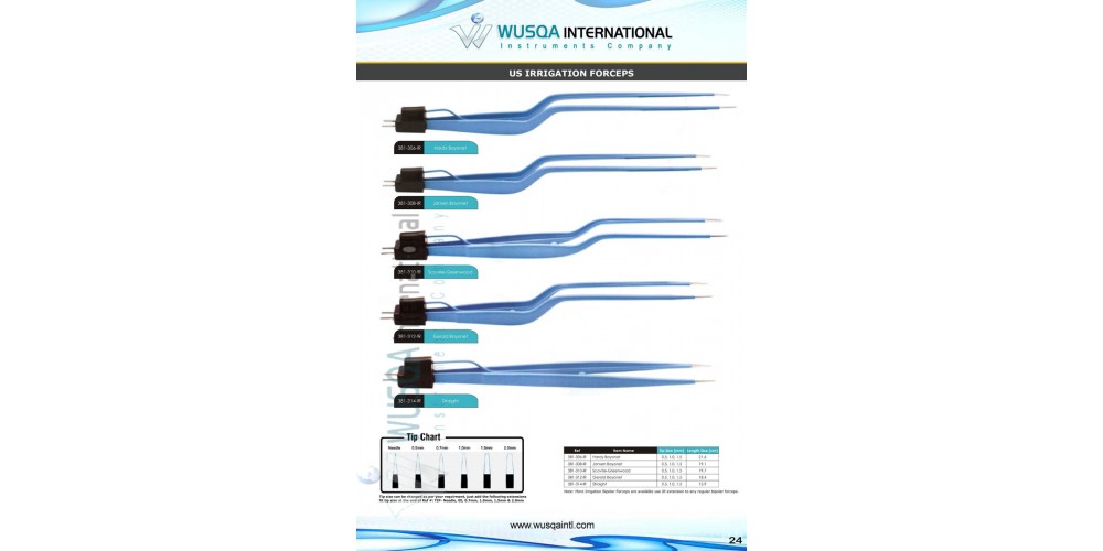 US Irrigation Bipolar Forceps